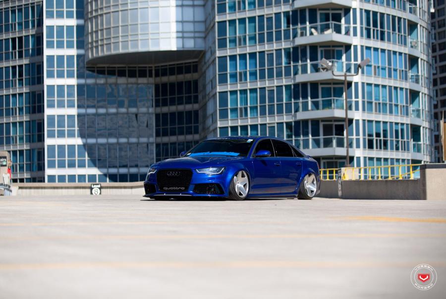  Audi A6 Sedan on Vossen Wheels (VPS-318) (4G, C7) 2016 года  (фото 27 из 59)
